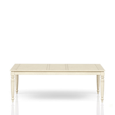Table With Leaf - Whitewash