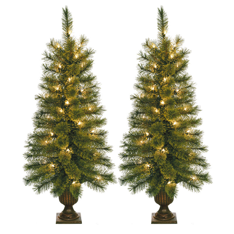 3.5' Lighted Pine Christmas Tree