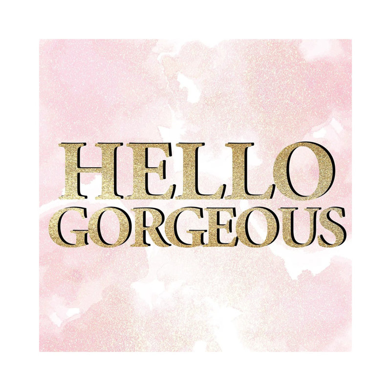 Hello II V2 by Kimberly Allen - Wrapped Canvas Print, 45.72 cm H x 45.72 cm W x 1.91 cm D