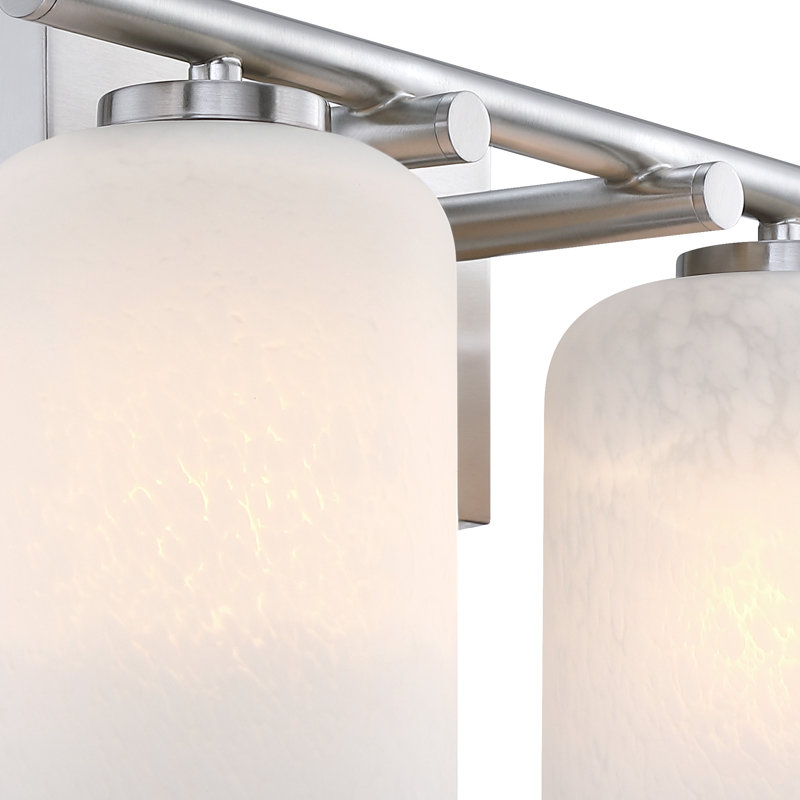 Rieth 16 in. 2-Light  Vanity Wall Light for Bathrooms, Brushed Nickel