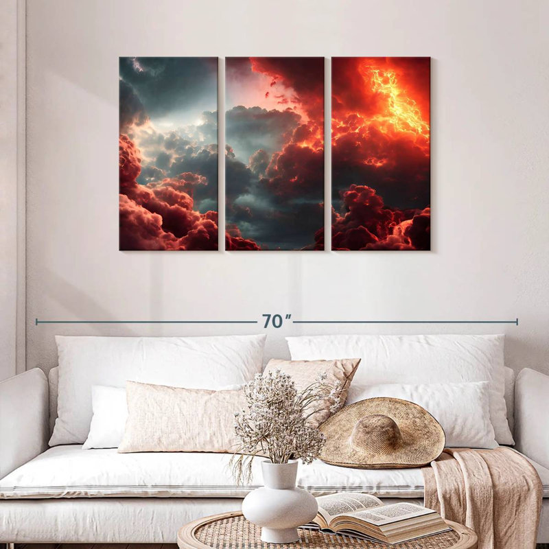 Final Battle Between Hell And Heaven VII, 28" H x 45" W