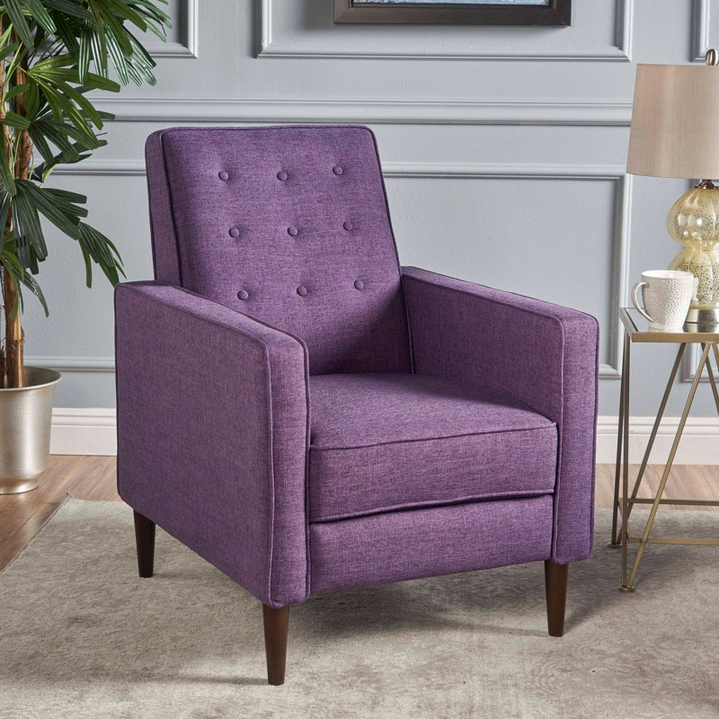 Fauteuil d'appoint, Tissu mauve