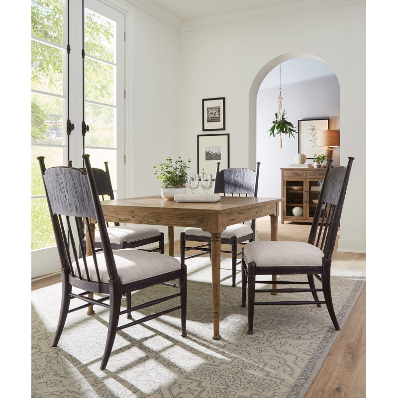 Americana Upholstered Seat Side Chair, Molasses
