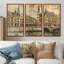 Illustration médiévale de la ville médiévale de Gand - Illustration d'art mural-655342814-655342813