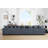 Daevon Modern Corduroy Cozy Sectional Sofa Wide Seat Reversible Chaise Couch With Two Large Ottomans-1771035663