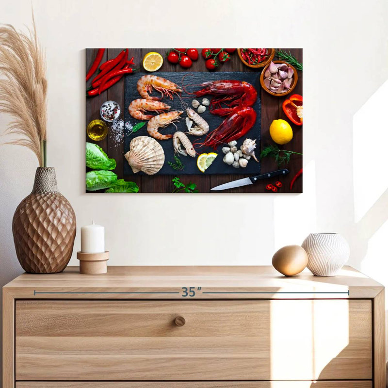 Yarlin cuisine des fruits de mer, H 8 po x l 12 po