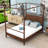 Wood Canopy Bed with Headboard-11329195