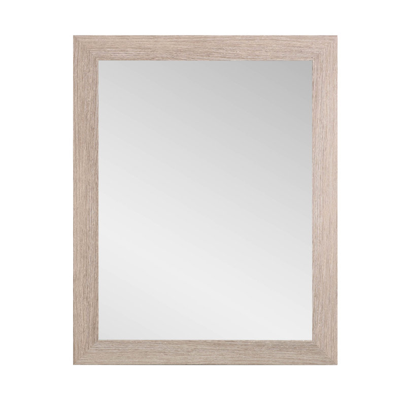 Miroir mural Wilkey Farmhouse Barnwood, 55 po x 32 po