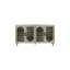Meuble télé pour téléviseur de 65 pouces et plus, meuble télé en bois avec armoire de rangement et tablettes réglables