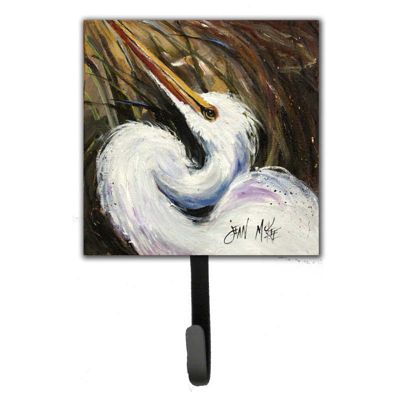 Porte-laisse aigrette et crochet mural