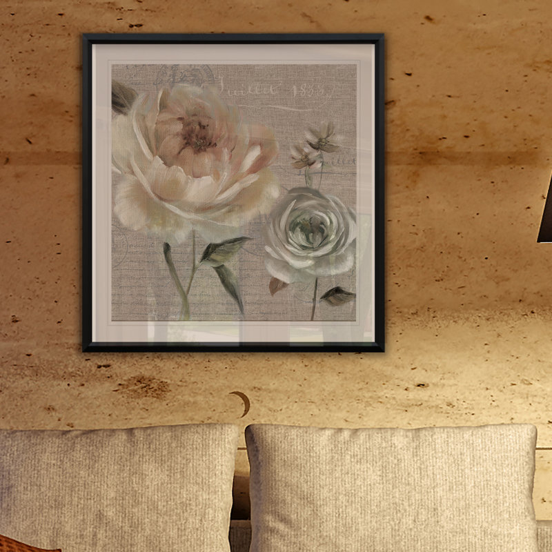 «Blush in Bloom I», reproduction encadrée, H 30,5 po x l 30,5 po x P 1,5 po