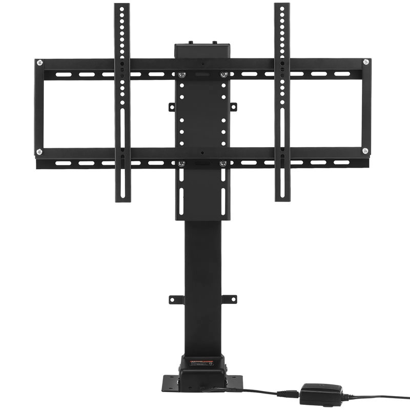 Motorized TV Lift with Swivel, Adjustable Height 28.74-68.11 Inch for 32-70 Inch TVs, Remote Controlled, 154 Lbs Capacity, Manual Left/Right Swivel 30°