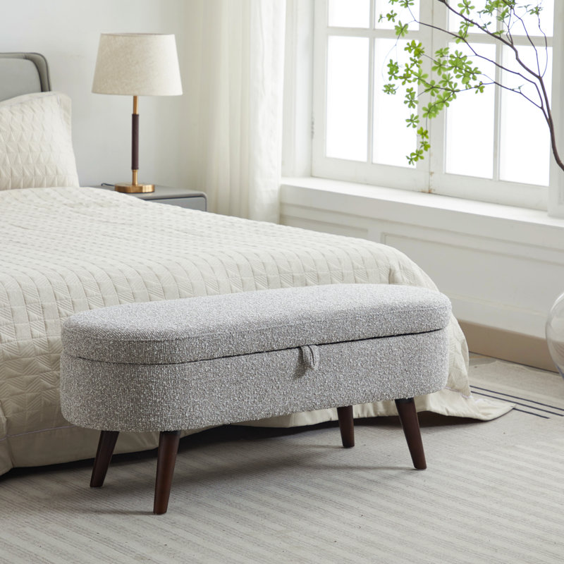 Repose-pieds avec rangement S02 Basics, Gris
