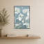 «Spring Blossoms II Slate Blue» par Danhui Nai - impression sur toile-130837654-130837657