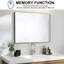Led Bathroom Vanity Mirror With Back Light,multifunction,gun Ash-1726250383