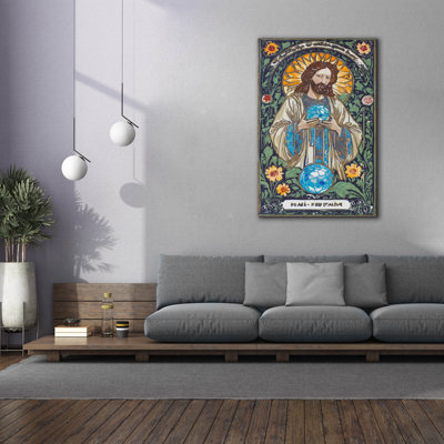 'Knowledge Is Within You, Keep It Alive'  by Jennie Smallenbroek Canvas Wall Art, 40" x 60"