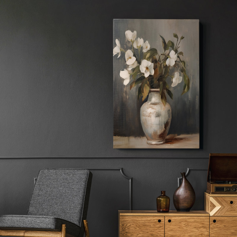 Peinture sur toile encadrée, H 61 po x l 41 po