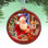 5.5 in. Glass Santa Claus Bauble