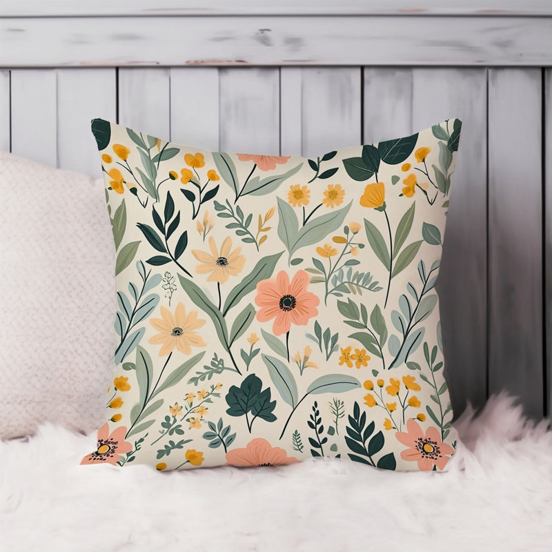 Housses de coussin Botanical Floral, H 16 po x l 16 po