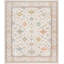 Tapis traditionnel oriental en polyester brun Gurpaige-355401061