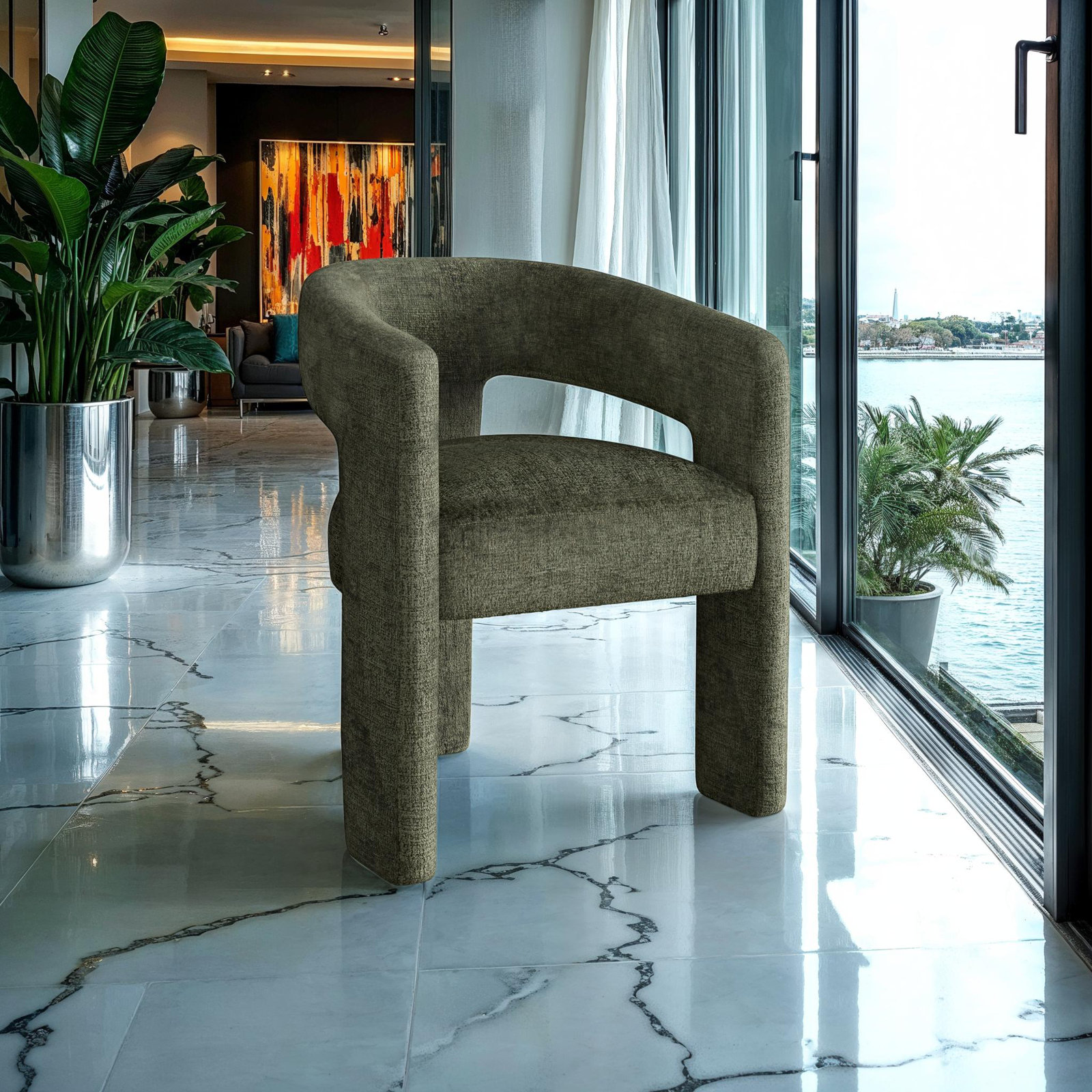 Darlington Dining Armchair, Green