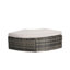 Mobilier de lit de jour rond pour patio, matériau, auvent rétractable, table pour tissu hydrofuge de porche, jardin-1065607737