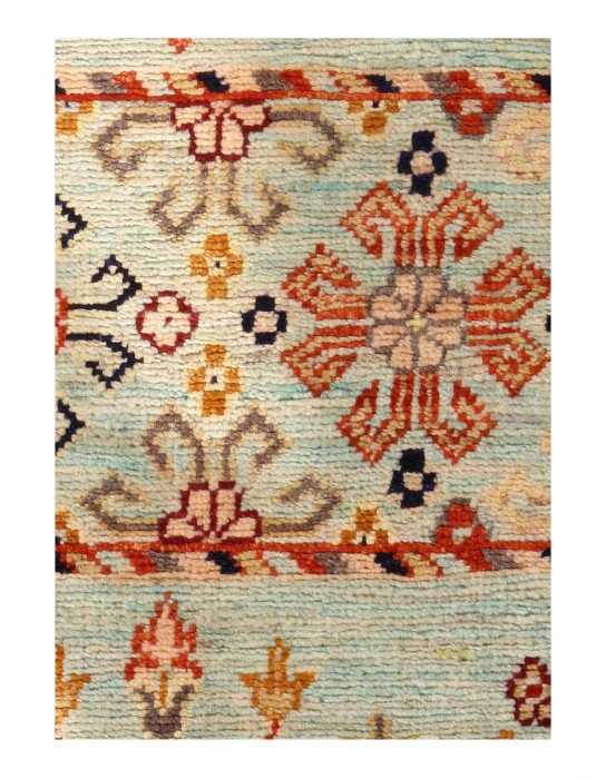 Tapis unique en laine d'agneau 3 pi 4 po x 5 pi Chaquana