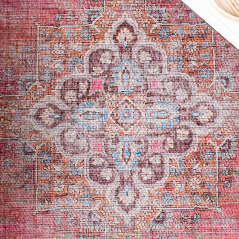 Coreta Performance Machine Washable Oriental Rug, Rectangle 11' x 15'