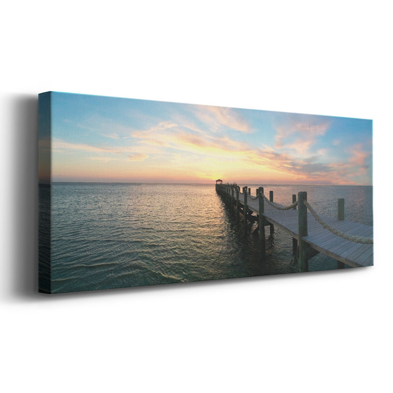 «Dockside», reproduction sur toile tendue, H 12 po x l 30 po x P 1,5 po