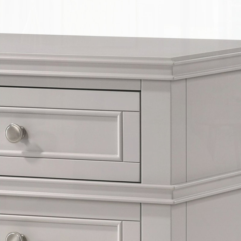 Table de chevet moderne pour chambre à coucher, Gris