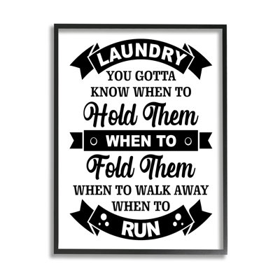 " Laundry Room Vintage Style Text Phrase Banners " by Lettered And Lined