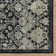 Samira Tanis Anthracite Black Cream Moroccan Bohemian Machine Washable Indoor Area Rug, Flat Pile for Living Room & Bedroom