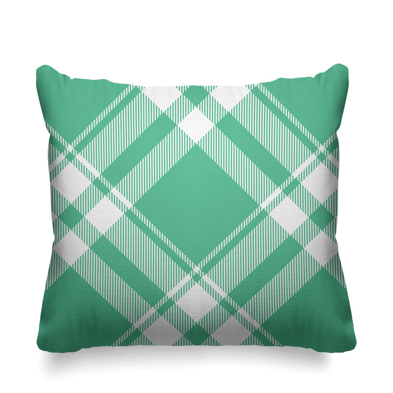 Housse et insert de coussin extérieur d'extérieur, L 19 po x H 19 po, Menthe