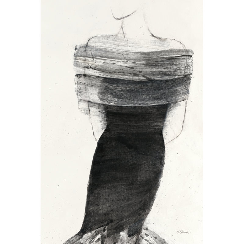 Fashionista IV Crop - Wrapped Canvas Painting, 46cm H x 30cm W x 3.8cm D