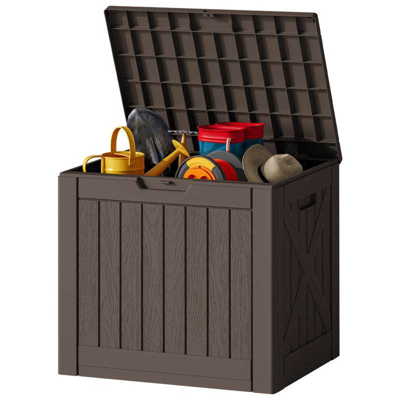 Boîte de rangement intérieure 42 po, Brun