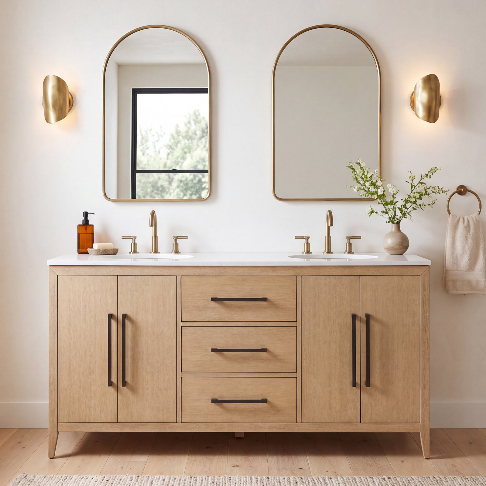 Alsup 66'' Double Bathroom Vanity