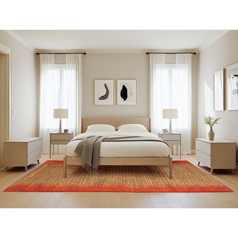 Analexis Abstract Indoor Rug, Rectangle 5' x 8'