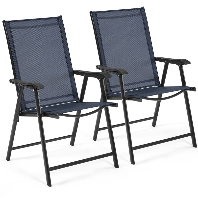 Fauteuil de patio pliant Jordin, Bleu