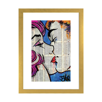 « True pop Kiss » par Loui Jover-impression d’art graphique