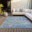 Machine Washable Indoor/Outdoor Labon ACN2166 Abstract Rug-804159054