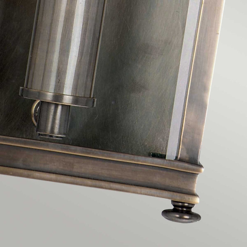 Weyler 31cm H Outdoor Wall Lantern, Dark Bronze