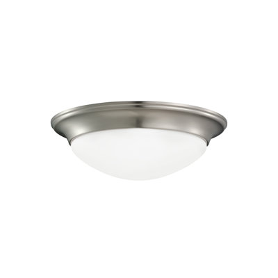Nash Three Light Ceiling Flush Mount from Generation Lighting 