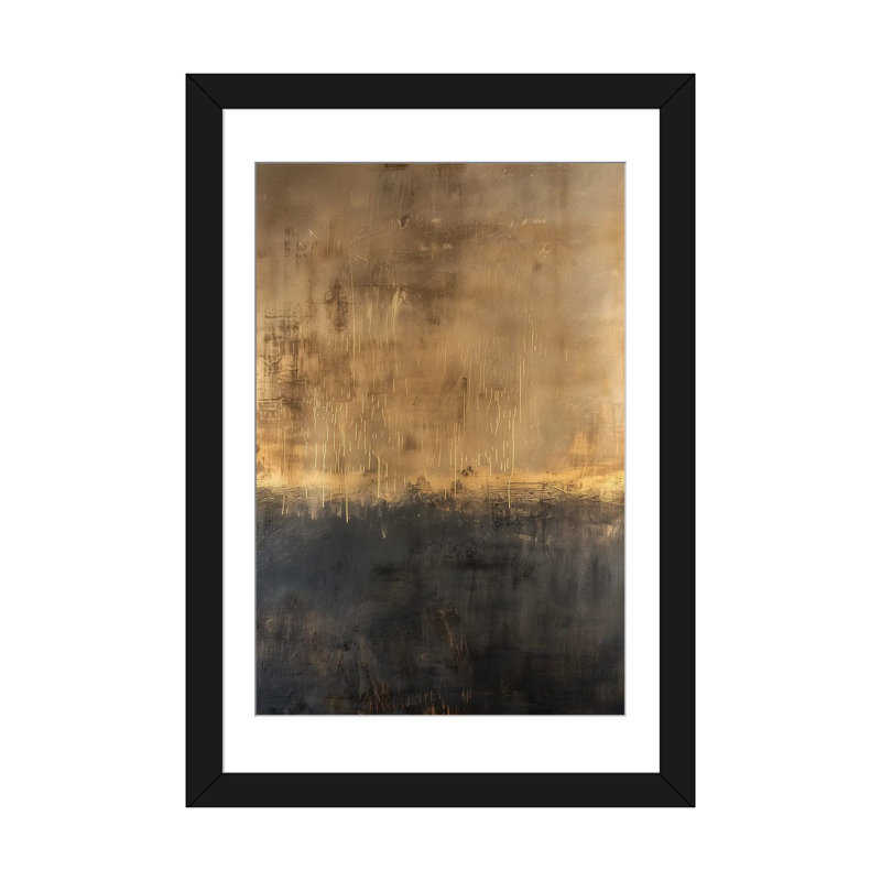 Light Begins, Black Open Corner Framed Paper, White, 24" H x 16" W x 1" D
