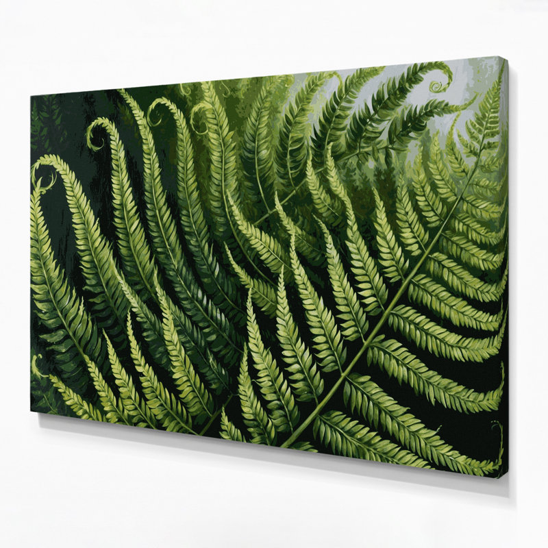 Art mural sur toile Botanical Christmas, H 16 po x l 20 po