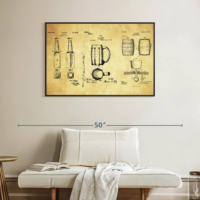 Beer Compilation, 27" H x 40" W