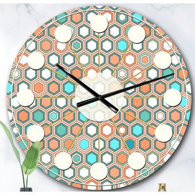 Horloge murale rétro Mid-Century