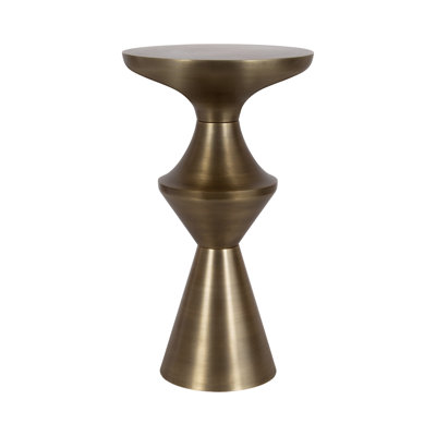 Zavalia Modern Sculptural Round Side Table by Mercer41