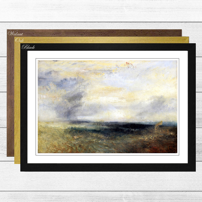 J.M.W. Turner - Single Picture Frame Painting, Oak