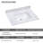 31'' Marble Bathroom Vanity Top with Sink