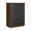 Kayner 5-Drawer Chest - Charcoal